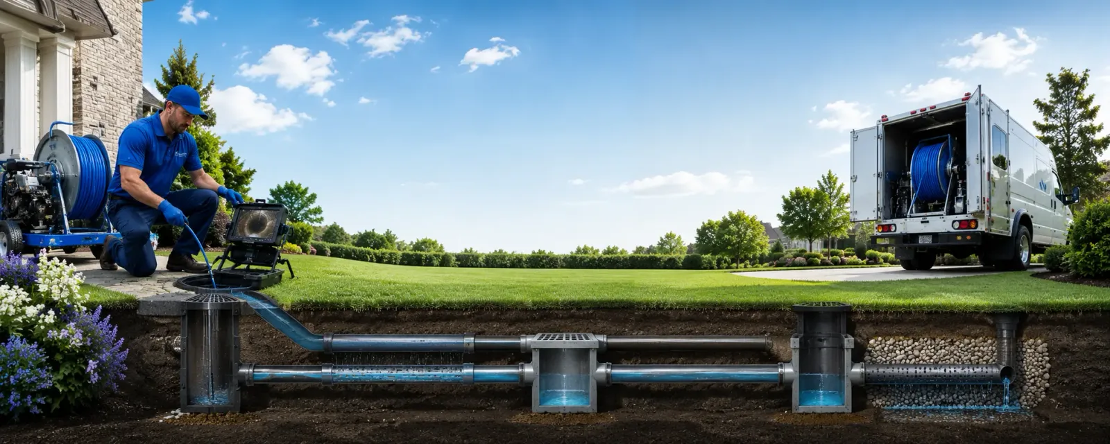 Outdoor drain cleaning information for Seatonville, IL